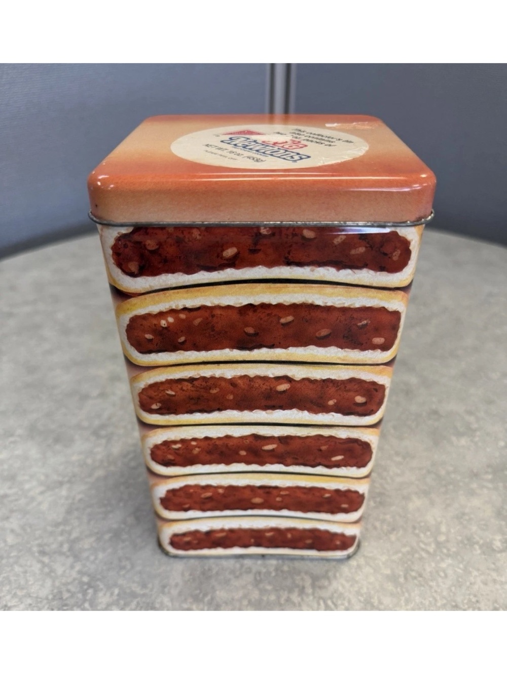 Vintage Nabisco Fig Newtons J.C. Newtons Collectible Advertising Tin 1994